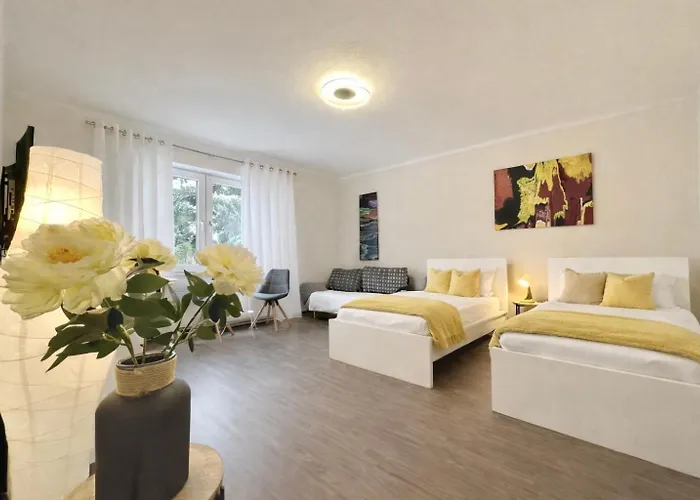 Appartement Vajagic 3 Mit Gartenlounge! Messe, Klinikum, Krupp Krankenhaus *